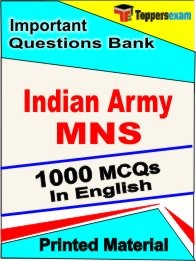Indian Army MNS Book in English - Objective MCQ