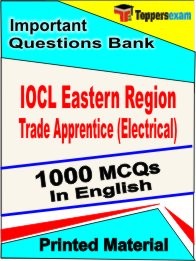 IOCL Eastern Region Trade Apprentice (Electrical) Exam 1000 Objective MCQ / Question Bank in English Book / Printed Material.