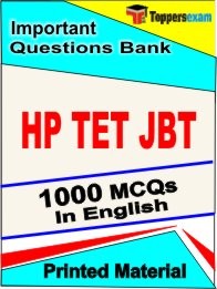 HP TET Junior Basic Training Test Book in English - Objective MCQ