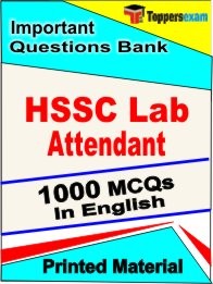 HSSC Lab Attendant Test Book in English - Objective MCQ