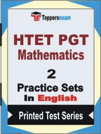 HTET PGT Mathematics Book in English - Question Paper / Practice Set