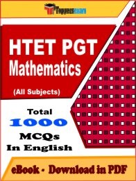 HTET PGT Mathematics Exam PDF Book In English - MCQ / Objective Questions