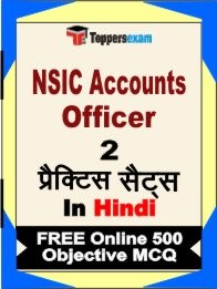 NSIC Accounts Officer Book in Hindi - Question Paper / Practice Set