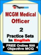 MCGM Medical Officer Test Book in English - Question Paper / Practice Set