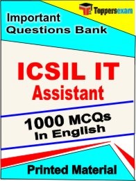 ICSIL IT Assistant  Exam 1000 Objective MCQ / Question Bank in English Book / Printed Material.