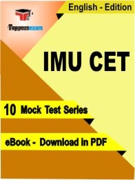 IMU CET Test PDF Book In English - Mock Test/Practice Set