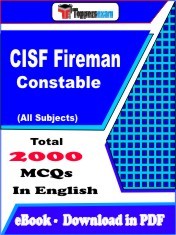 EBook of CISF FIREMAN CONSTABLE Exam (Objective Questions /MCQ) PDF in English