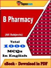 EBook of B PHARMACY Exam (Objective Questions /MCQ) PDF in English