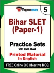Bihar SLET Paper 1 Test Book in English - Mock Test / Practice Set