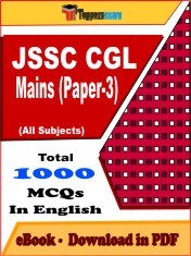 JSSC CGL MAINS (PAPER-3)PDF Book In English