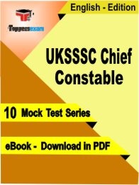 eBook of UKSSSC Chief Constable Exam (10 Mock Test/Practice Set) in PDF Format in English