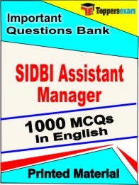 SIDBI Assistant Manager Test Book in English - Objective MCQ