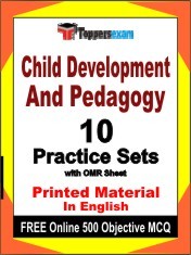 Child Development and Pedagogy Exam 10 Practice Sets Book English & FREE Online 500 Objective MCQ.
