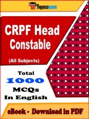 EBook of CRPF HEAD CONSTABLE Exam (Objective Questions /MCQ) PDF in English