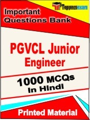 PGVCL Junior Engineer Exam 1000 Objective MCQ / Question Bank in Hindi Book / Printed Material.