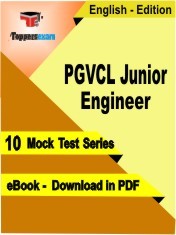 eBook of PGVCL Junior Engineer Exam (10 Mock Test/Practice Set) in PDF Format in English