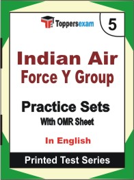 Indian Air Force Y Group Book in English - Mock Test / Practice Set