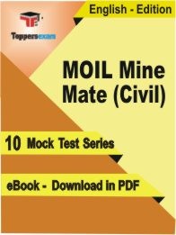 eBook of MOIL Mine Mate (Civil) Exam (10 Mock Test/Practice Set) in PDF Format in English