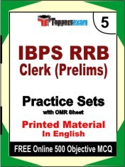 IBPS RRB Clerk Prelims Exam 5 Mock Test / Practice Sets Book English & FREE Online 500 Objective MCQ.