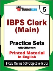 IBPS RRB Clerk Main Exam 5 Mock Test / Practice Sets Book English & FREE Online 500 Objective MCQ.