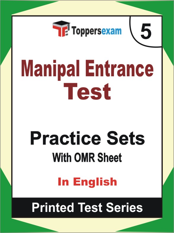 Manipal Entrance Test Book in English - Mock Test / Practice Set