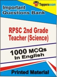 RPSC 2nd Grade Teacher (Science) Exam Objective MCQ Book in English