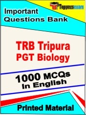 TRB Tripura PGT Biology Exam 1000 Objective MCQ / Question Bank in English Book / Printed Material.