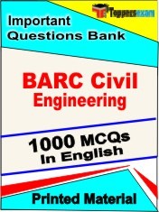 BARC Civil Engineering Exam 1000 Objective MCQ / Question Bank in English Book / Printed Material.