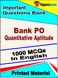 Bank PO Quantitative Aptitude Book in English - Objective MCQ