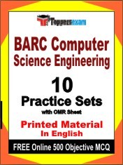 BARC COMPUTER SCIENCE ENGINEERING Exam 10 Practice Sets Book English & FREE Online 500 Objective MCQ.