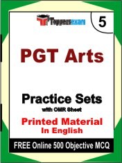 PGT ARTS Exam 5 Mock Test / Practice Sets Book English & FREE Online 500 Objective MCQ.