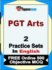 PGT ARTS Exam 2 Mock Test / Practice Sets Book English & FREE Online 500 Objective MCQ.
