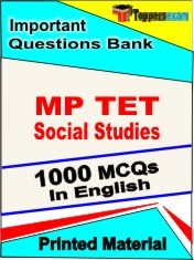 MP TET Social Studies Exam 1000 Objective MCQ / Question Bank in English Book / Printed Material.