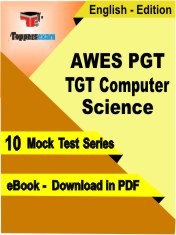eBook of AWES PGT TGT Computer Science Exam (10 Mock Test/Practice Set) in PDF Format in English