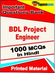 BDL Project Engineer Exam 1000 Objective MCQ / Question Bank in Hindi Book / Printed Material.