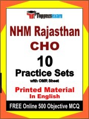 NHM Rajasthan CHO Test Book in English - Practice Set