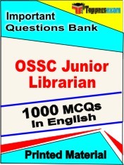 OSSC Junior Librarian Exam 1000 Objective MCQ / Question Bank in English Book / Printed Material.
