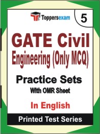 GATE Civil Engineering (Only MCQ) Book in English - Mock Test / Practice Set
