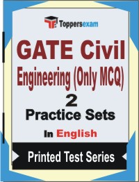 GATE Civil Engineering (Only MCQ) Book in English - Question Paper / Practice Set