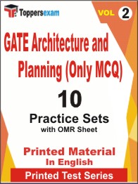 GATE Architecture and Planning (Only MCQ) Book in English - Practice Set (VOL.2)