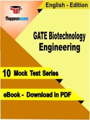 GATE Biotechnology Engineering Test PDF Book in English - Mock Test/Practice Set