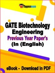 eBook of GATE Biotechnology Engineering Previous Year Papers in PDF Format in English