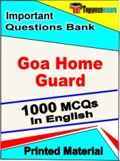 Goa Home Guard Exam 1000 Objective MCQ / Question Bank in English Book / Printed Material.