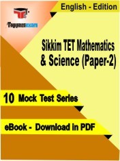 eBook of Sikkim TET Mathematics & Science Paper-2 Exam (10 Mock Test/Practice Set) in PDF Format in English