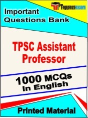 TPSC Assistant Professor Exam 1000 Objective MCQ / Question Bank in English Book / Printed Material.
