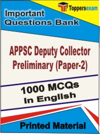 APPSC Deputy Collector Preliminary (Paper-2) Book in English - Objective MCQ