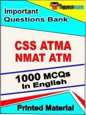 CSS ATMA NMAT ATM Test  Book in English - Objective MCQ