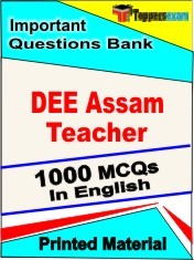 DEE ASSAM TEACHER Exam 1000 Objective MCQ / Question Bank in English Book / Printed Material.