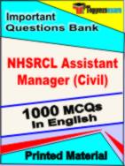 NHSRCL Assistant Manager (Civil) Test  Book in English - Objective MCQ