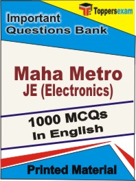 Maha Metro JE  (Electronics) Book in English - Objective MCQ